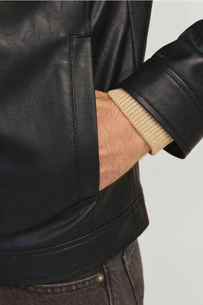JREBCALEB PU JACKET NOOS 12264054 Black